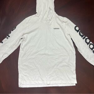 Adidas White Hoodie